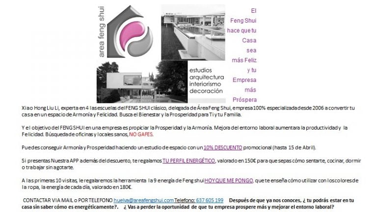 El Feng Shui llega a Huelva