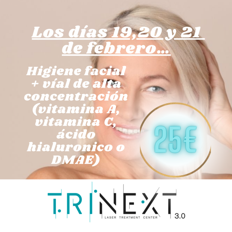 Revitaliza tu Piel en Febrero: TRINEXT Ofrece Tratamientos Faciales con Viales de Alta Concentración
