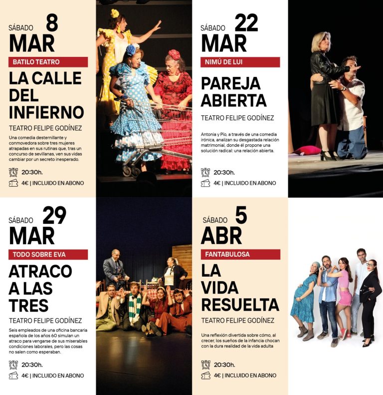 Moguer se convierte en la capital provincial del teatro con el Certamen Nacional «Ciudad de Platero»