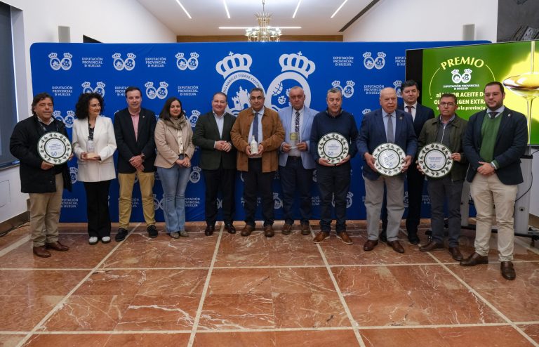 La Diputación de Huelva premia la excelencia del aceite de oliva virgen extra en la provincia