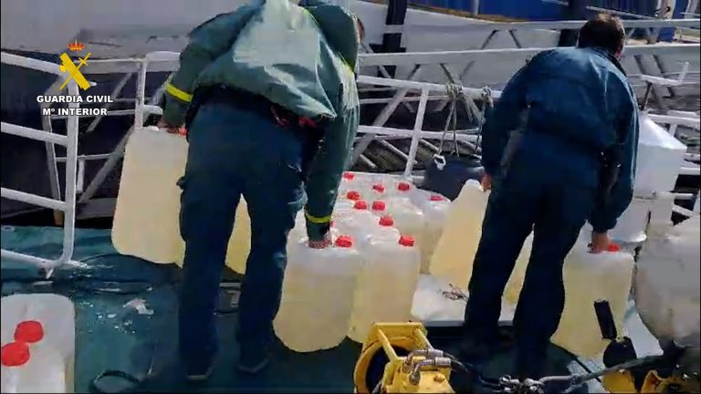 Interceptadas 4 embarcaciones con 5.000 litros de combustible en Ayamonte en un operativo contra el narcotráfico