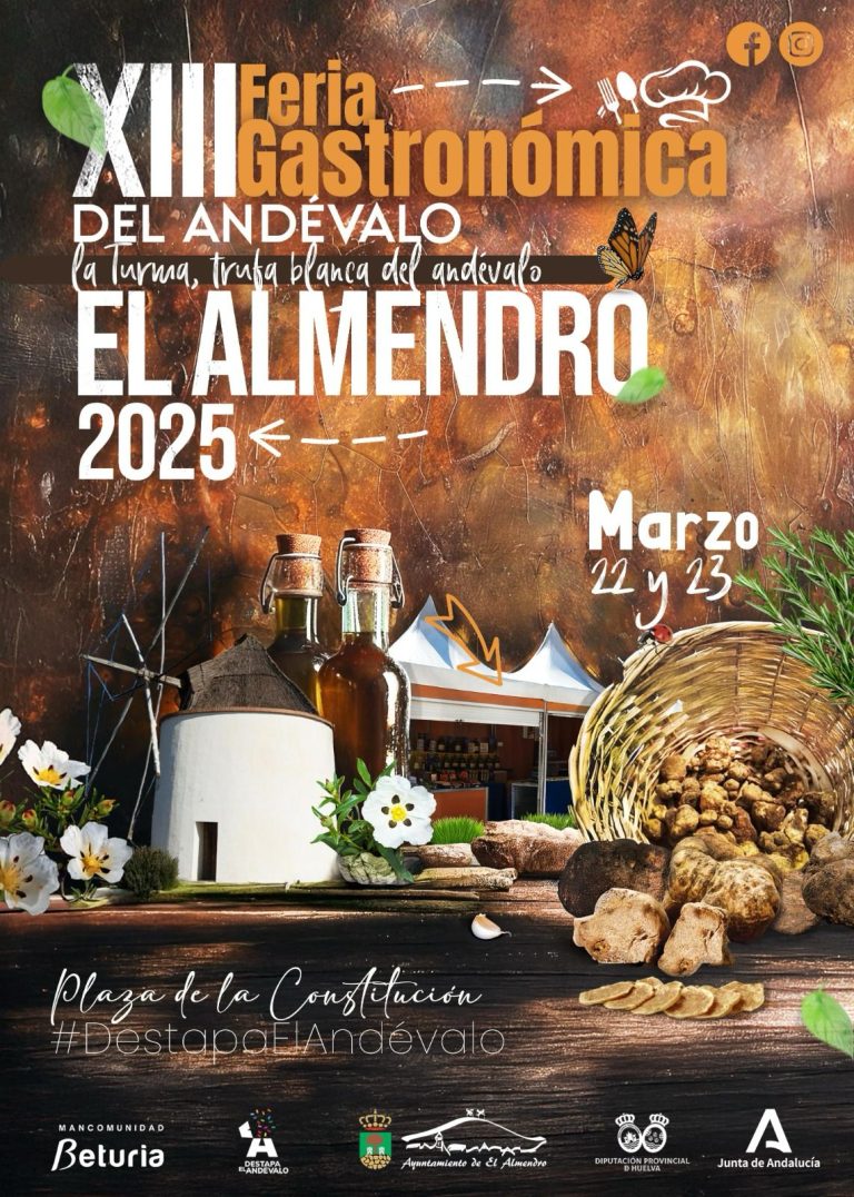 El Almendro acoge la XIII Feria Gastronómica de El Andévalo el 22 y 23 de marzo