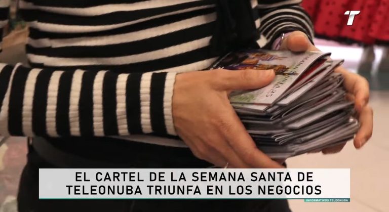 Al Alba Moda Flamenca reparte itinerarios de Semana Santa y engalana su escaparate con el cartel de 2025