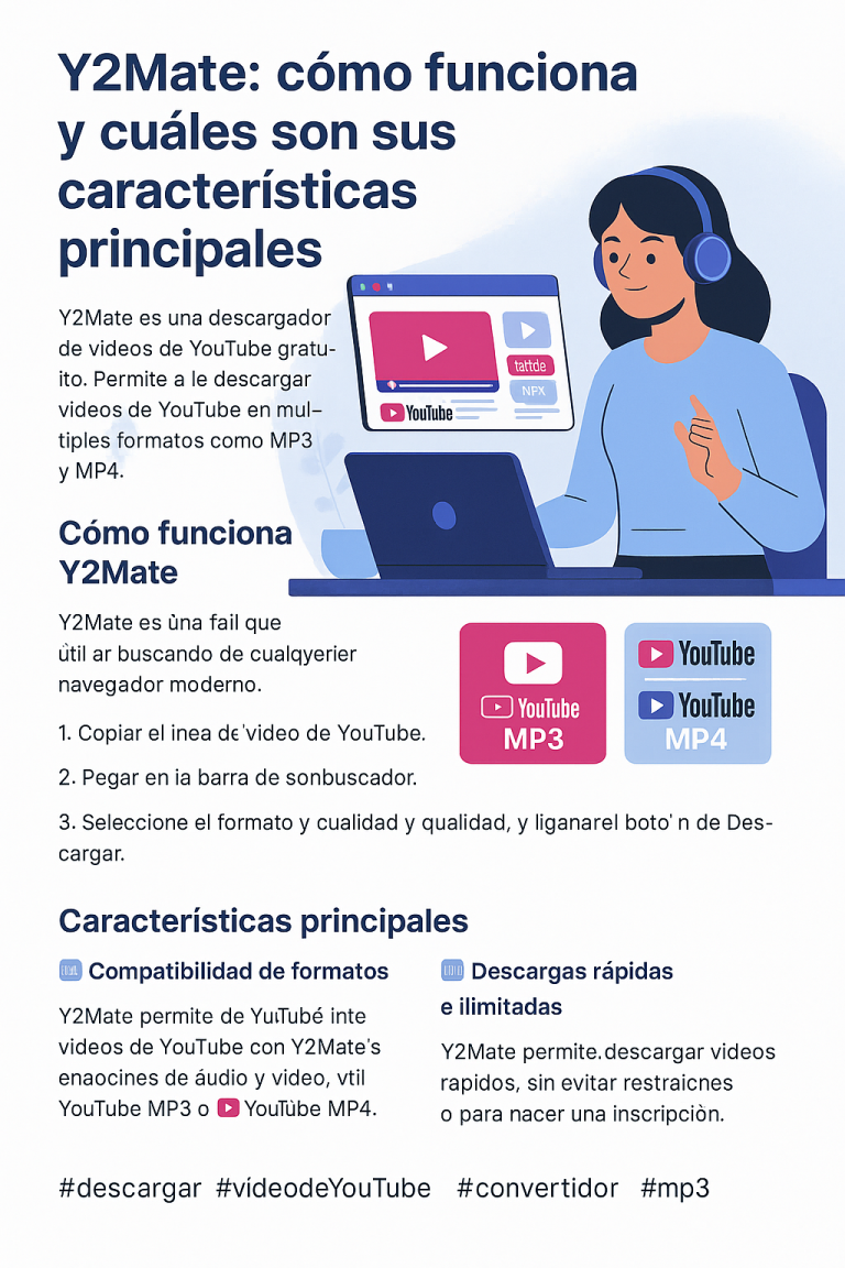 Y2Mate: Cómo descargar videos de YouTube en MP3 y MP4 de forma gratuita y sencilla