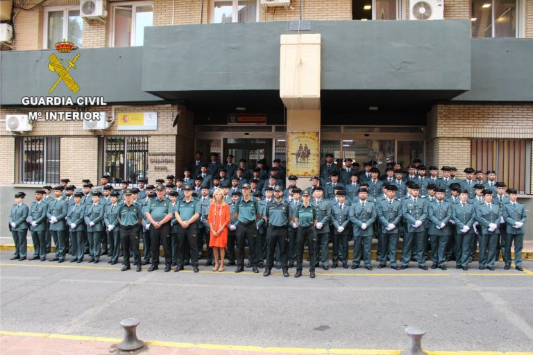 La Guardia Civil refuerza la seguridad ciudadana en Huelva con la incorporación de 95 guardias alumnos este verano