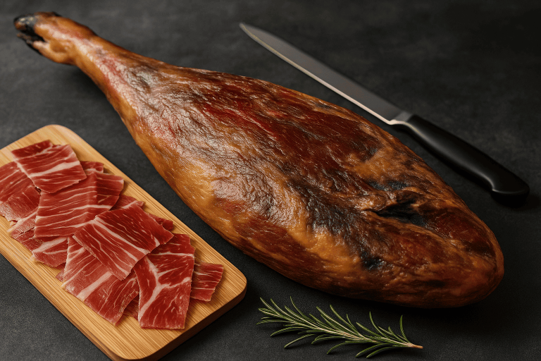 Jamón Ibérico: ¿Qué influye más en el sabor: la raza, la alimentación o el tiempo de curación?