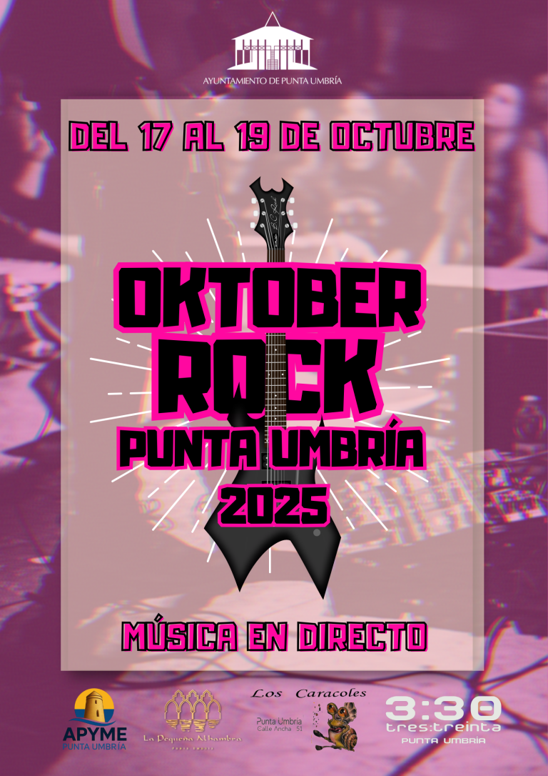 Punta Umbría celebra el Oktober Rock con 12 conciertos y una concentración motera para dinamizar el otoño
