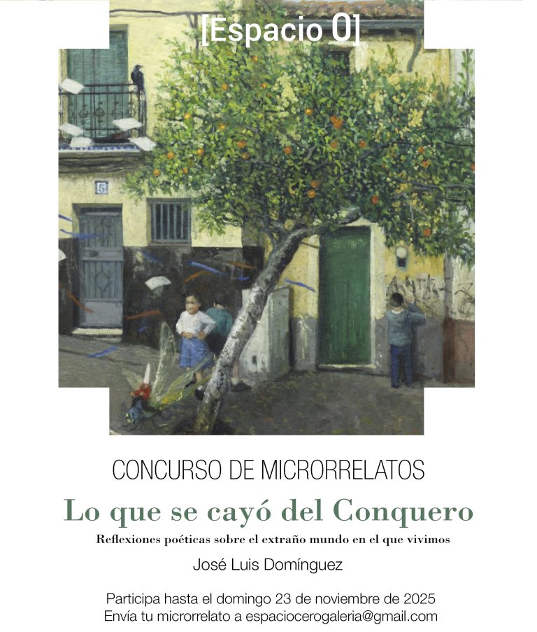La galería Espacio 0 lanza un concurso de microrrelatos inspirado en la exposición “Lo que se cayó del Conquero”