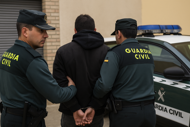 La Guardia Civil detiene a dos responsables de una serie de robos en gasolineras del área metropolitana de Huelva