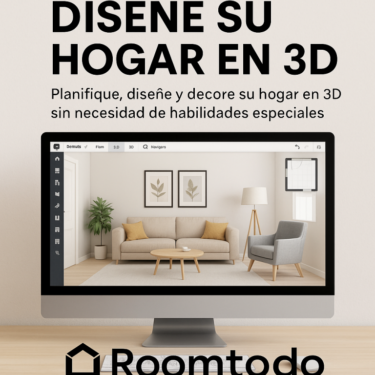 Roomtodo: La herramienta definitiva para diseñar tu hogar en 3D de forma sencilla, rápida y sin experiencia previa