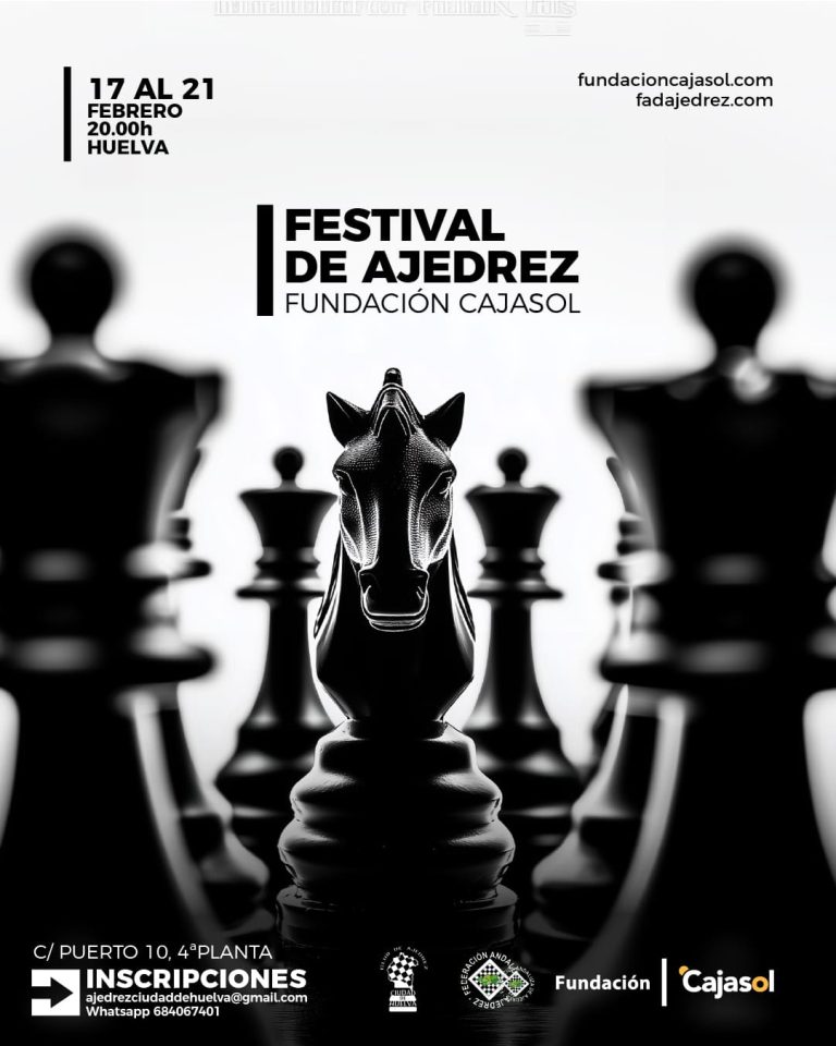 Huelva acoge el I Festival de Ajedrez Fundación Cajasol con un torneo internacional hacia la norma de Maestro Internacional