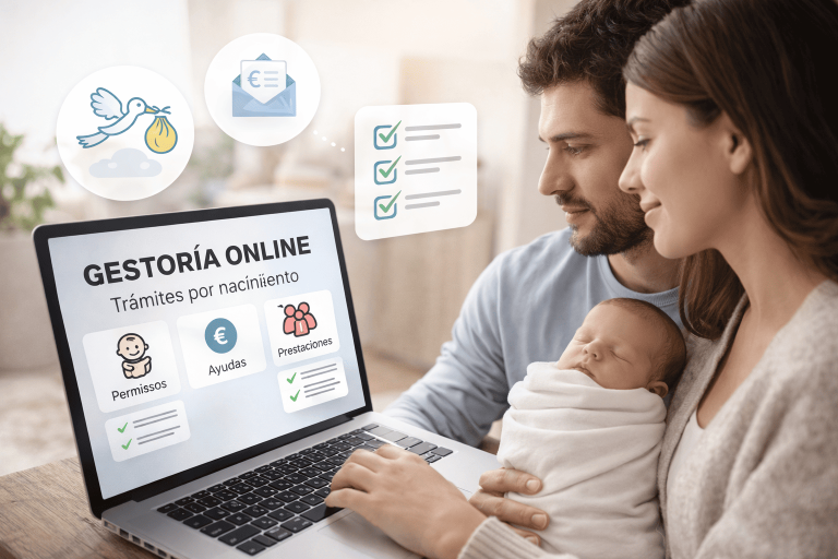 Gestoría online para trámites por nacimiento: la forma más rápida de gestionar permisos