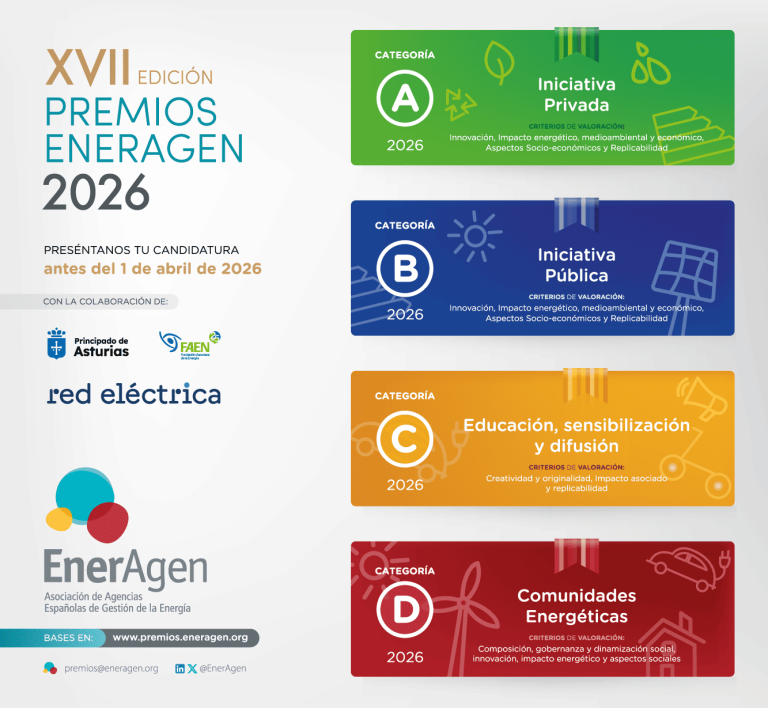Abierto el plazo para presentar candidaturas a EnerAgen 2026 en Huelva