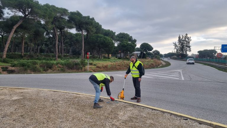 Comienzan las obras para iluminar el acceso sur de Aljaraque con 24 nuevos puntos LED